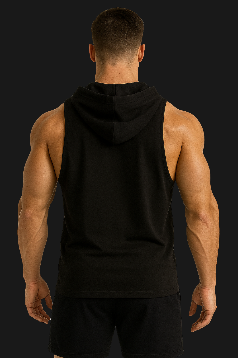 Muscle Hoodie NX Black