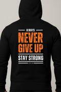Never give up Hoodies Sport