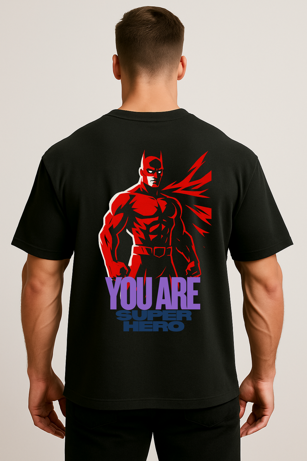 T-shirt oversize Super Hero