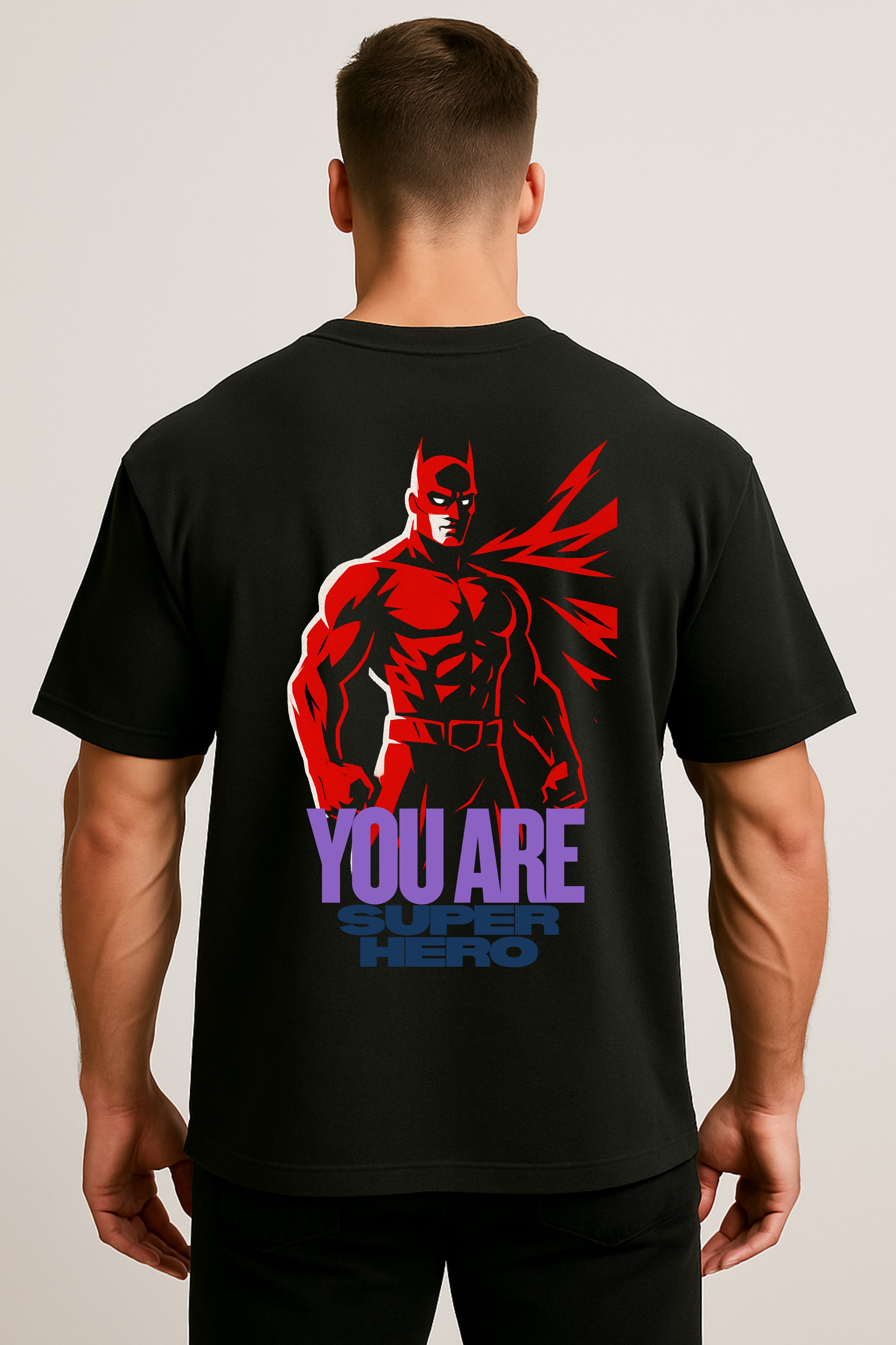 T-shirt oversize Super Hero