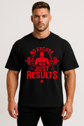 T-shirt Oversize No Excuse Red-Line édition