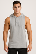 Muscle hoodie Gris