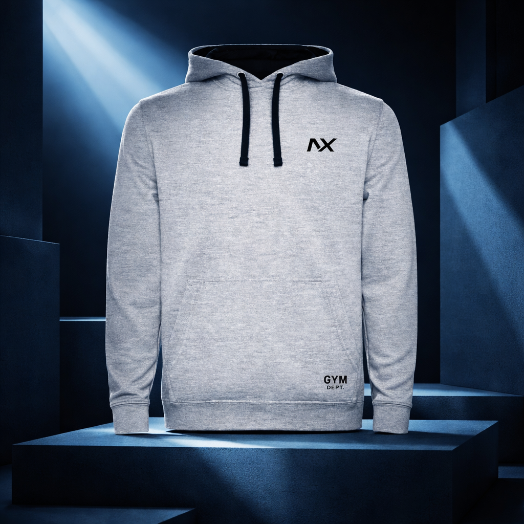 Sweat à capuche NX Gym Dept – Gris Chiné