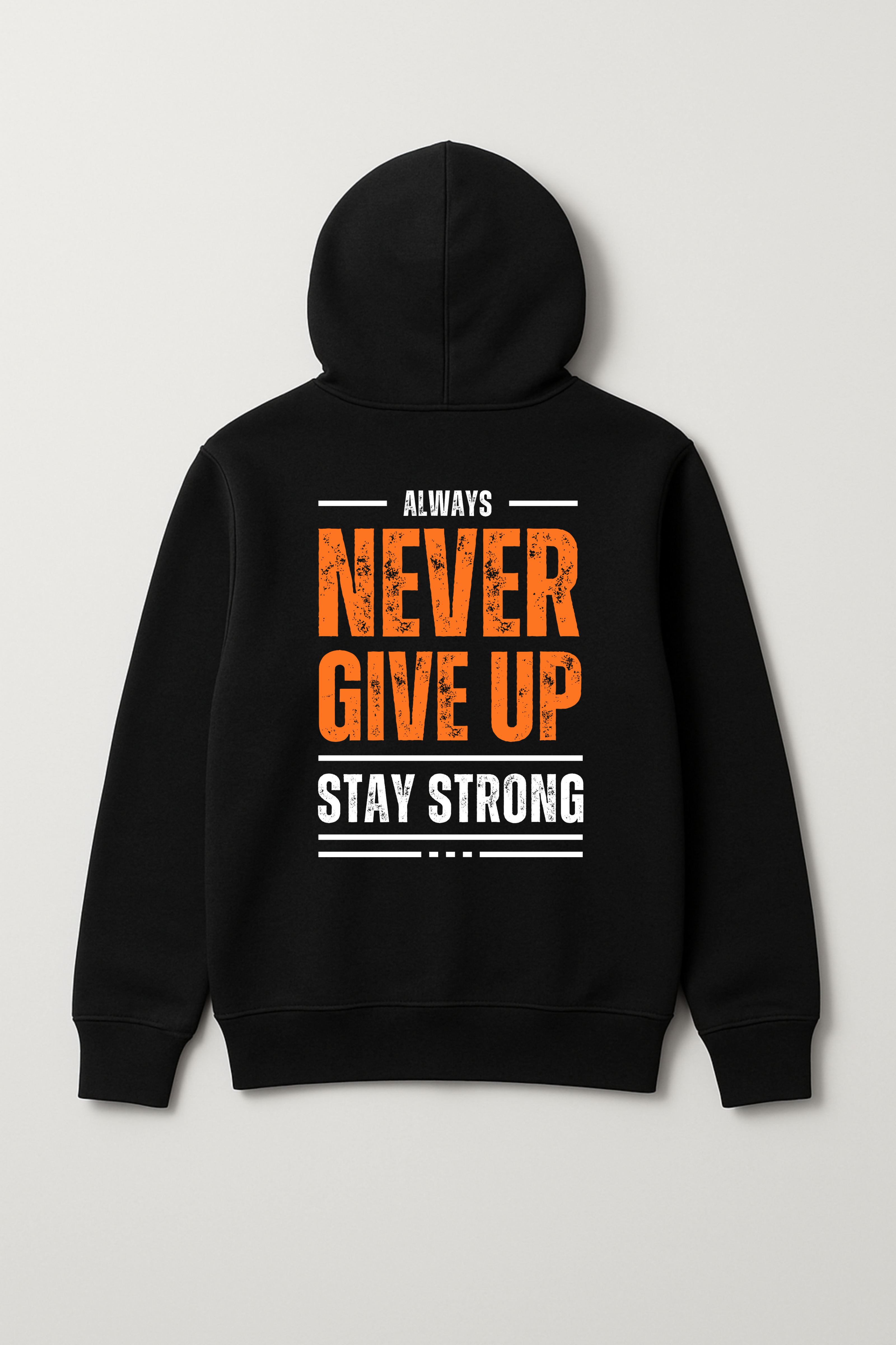 Never give up Hoodies Sport