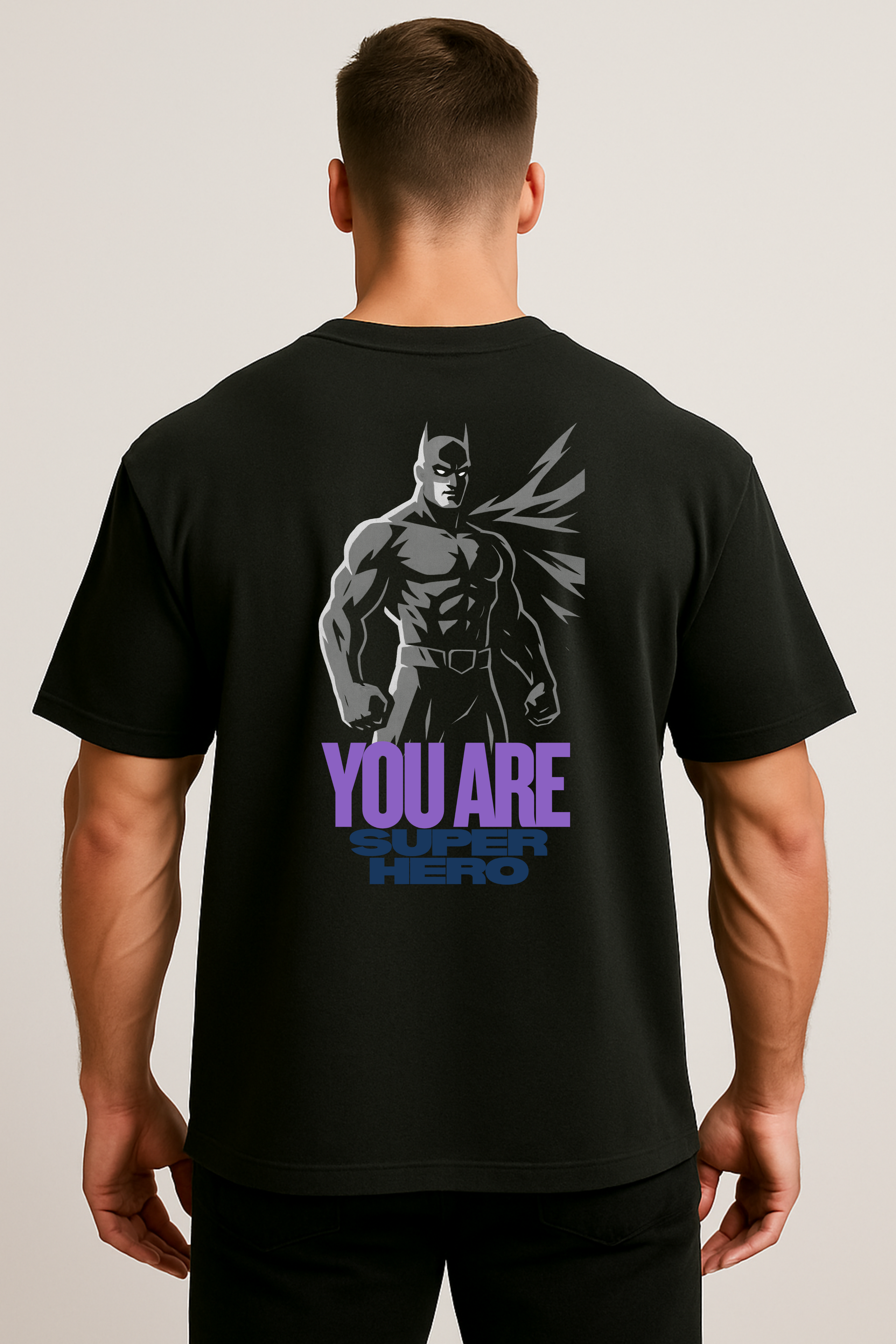 T-shirt oversize Super HERO