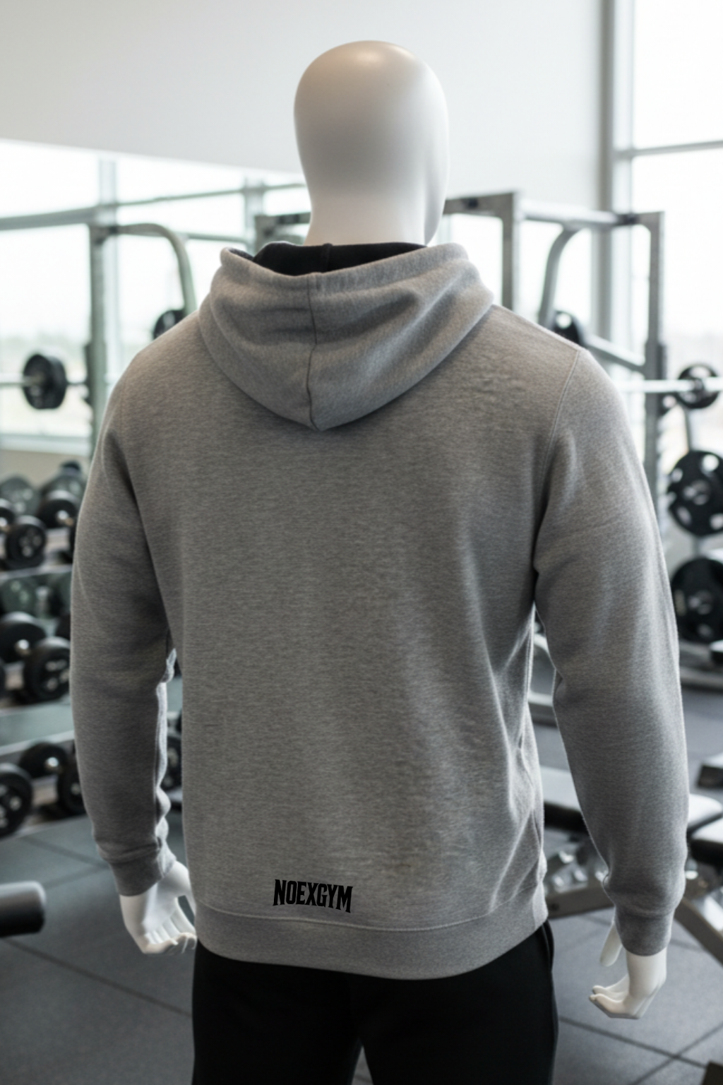 Sweat à capuche NX Gym Dept – Gris Chiné