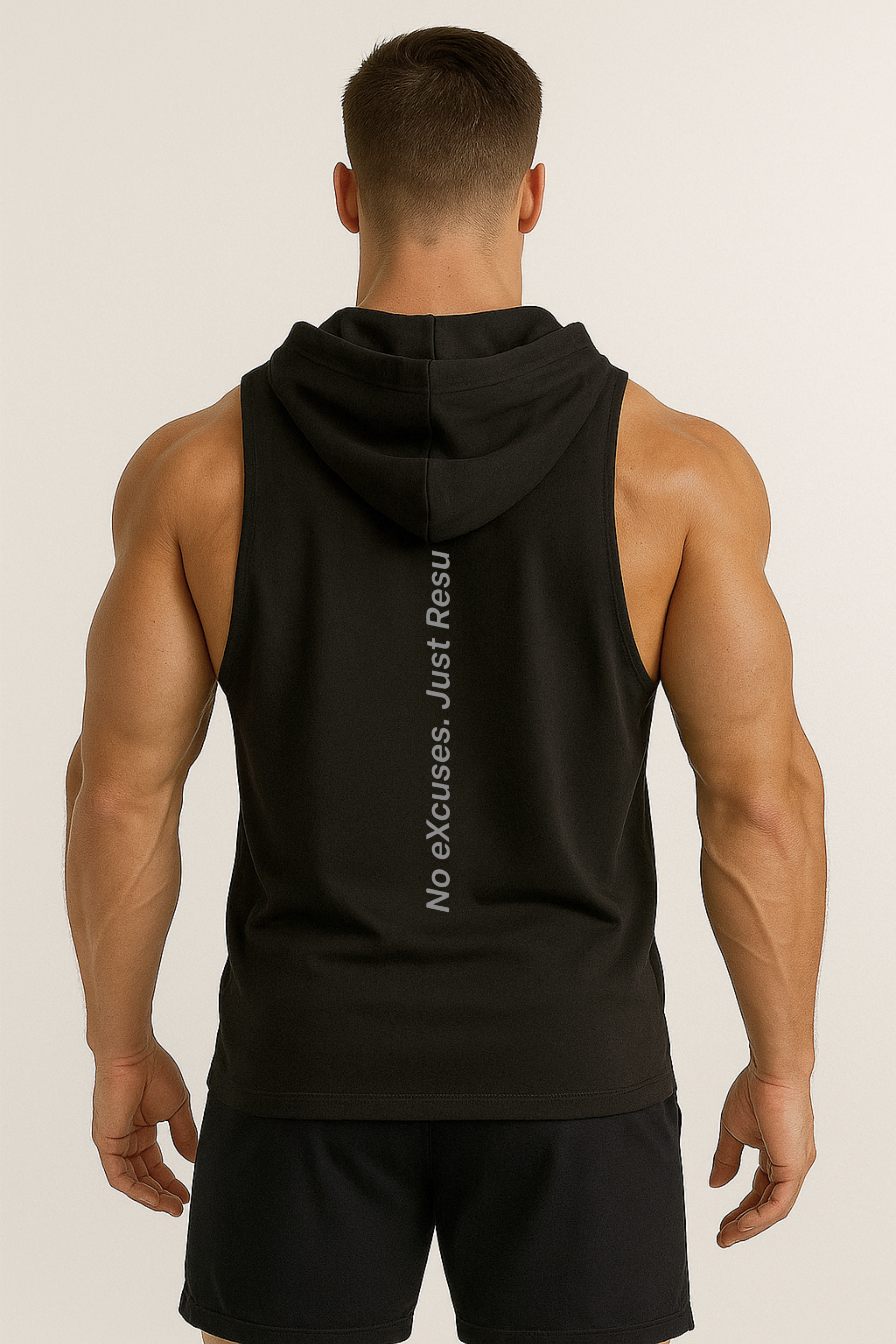 Muscle Hoodie black