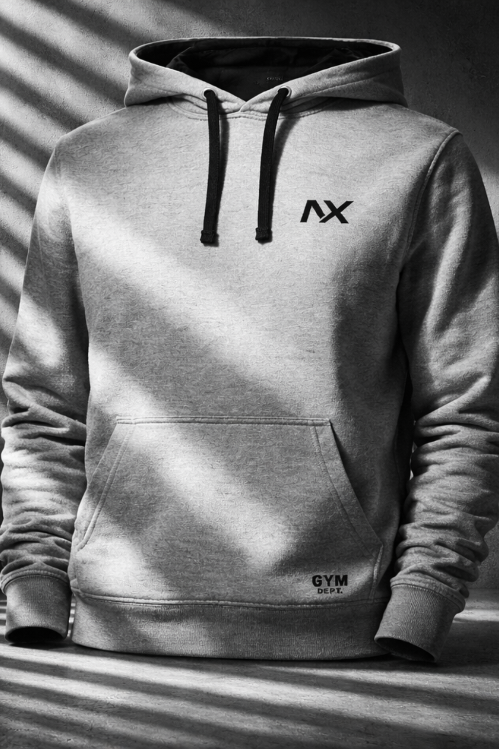 Sweat à capuche NX Gym Dept – Gris Chiné