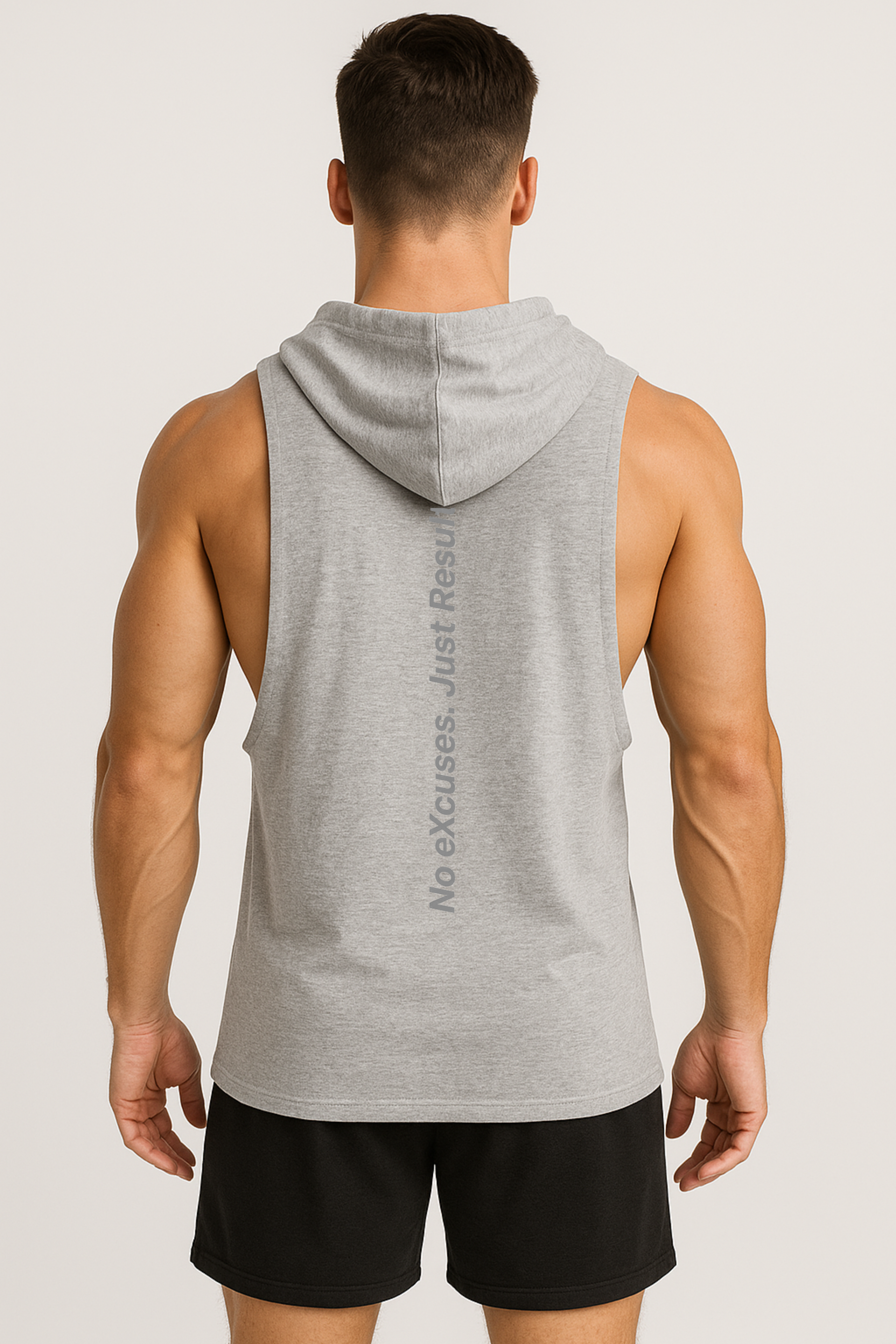Muscle hoodie Gris