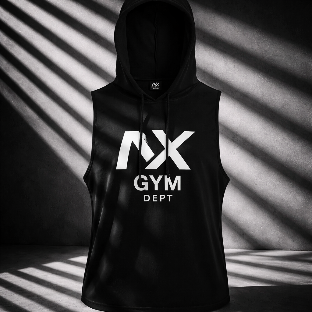 Muscle Hoodie NX Black